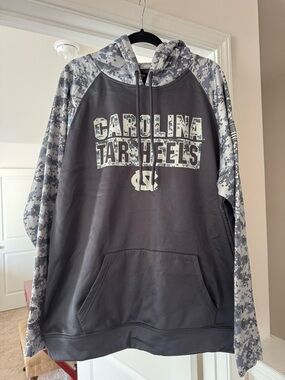 Colosseum Mens XXL Gray Digital Camo Hoodie